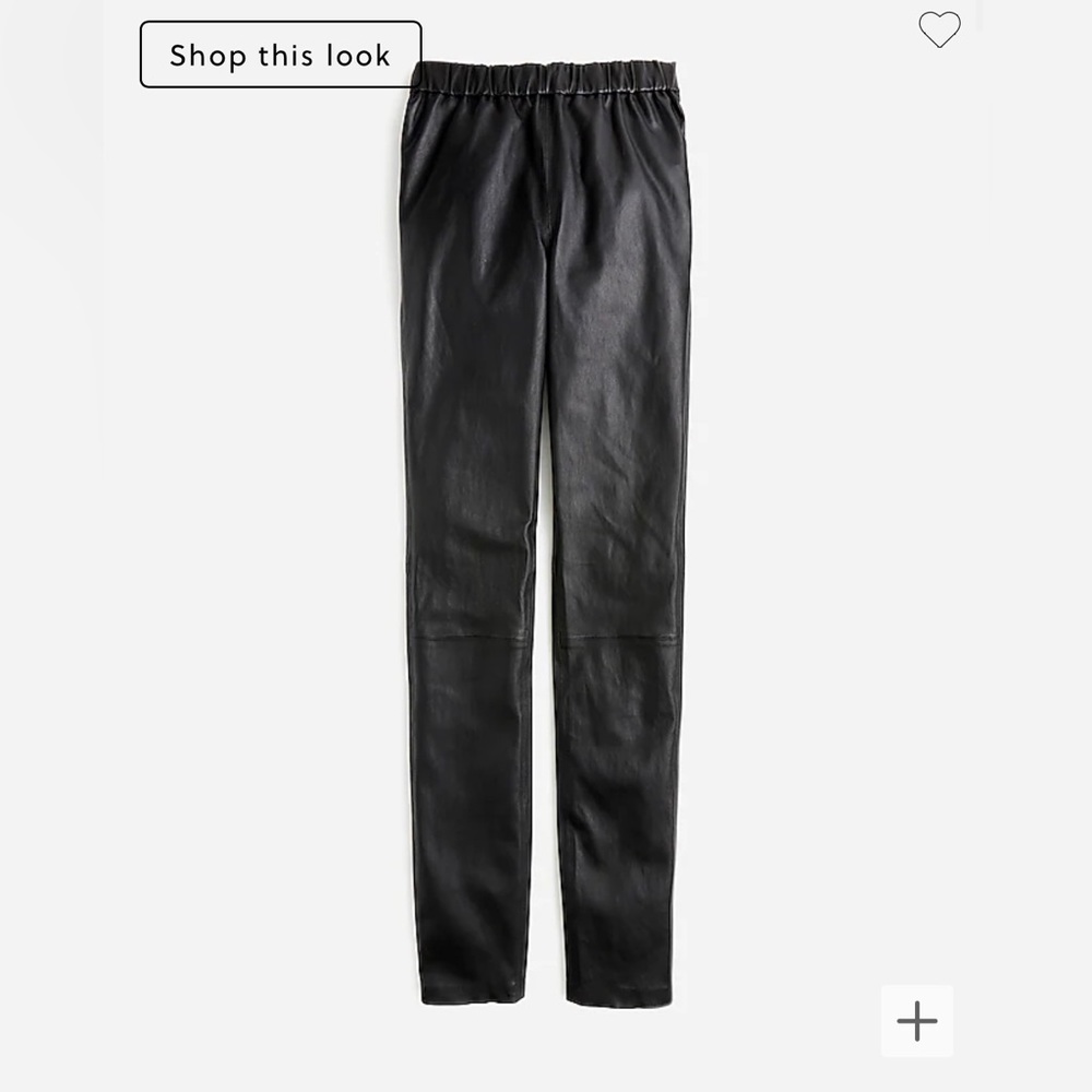 NWT J. Crew Collection Leather Pants